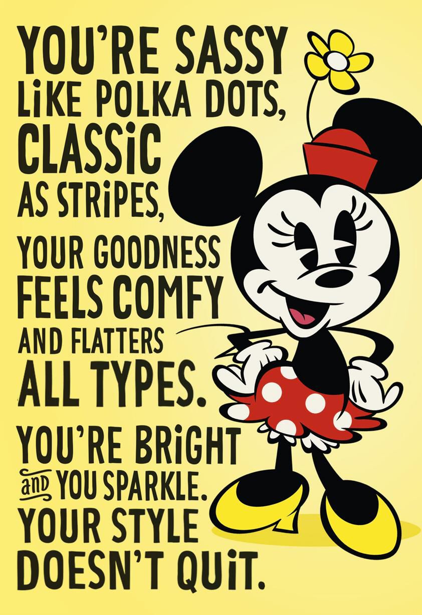 Disney Minnie Mouse Sweet Friend Like You Friendship Card