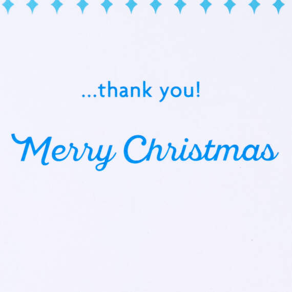 For All You Give All Year Long Money Holder Thank-You Christmas Card, , large image number 2
