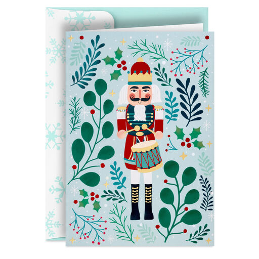 Nutcracker With Drum Boxed Christmas Cards, Pack of 16, 