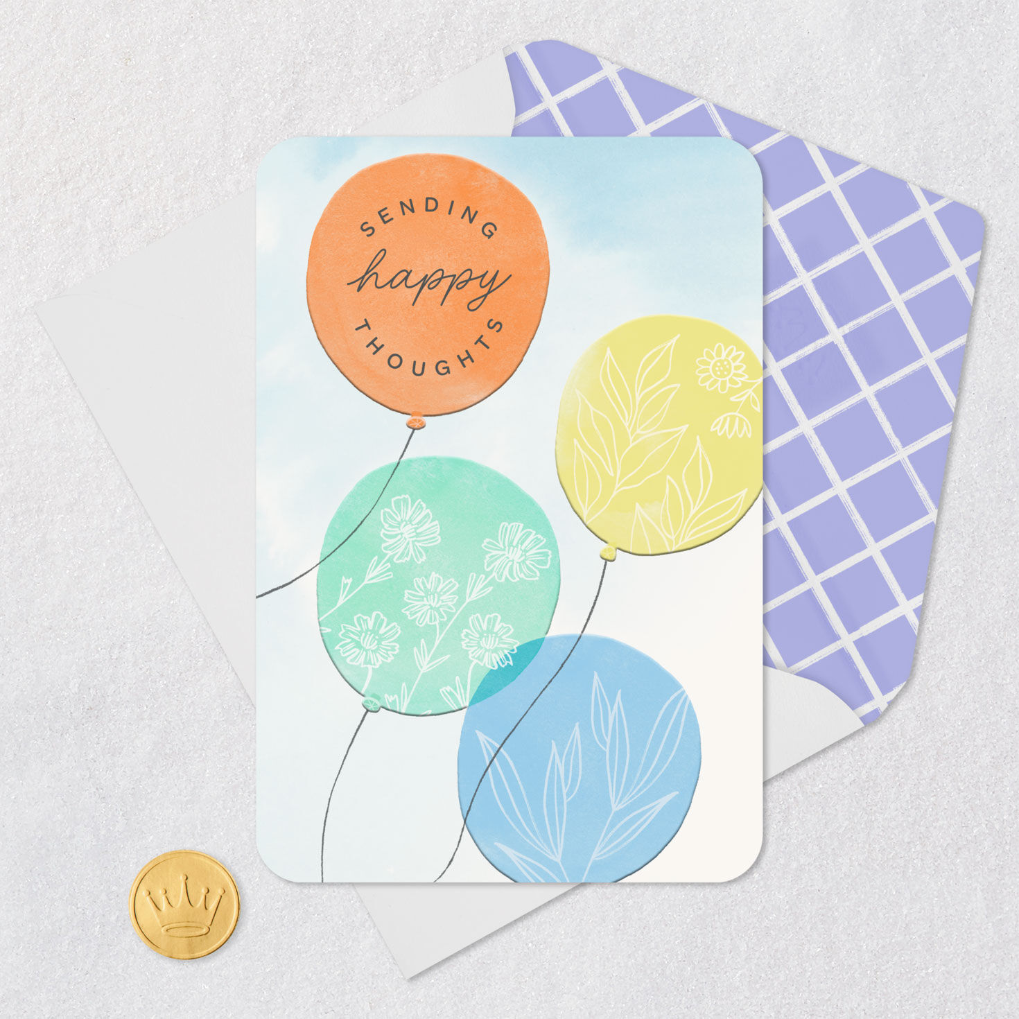 Sending Happy Thoughts Thinking of You Card for only USD 2.99 | Hallmark