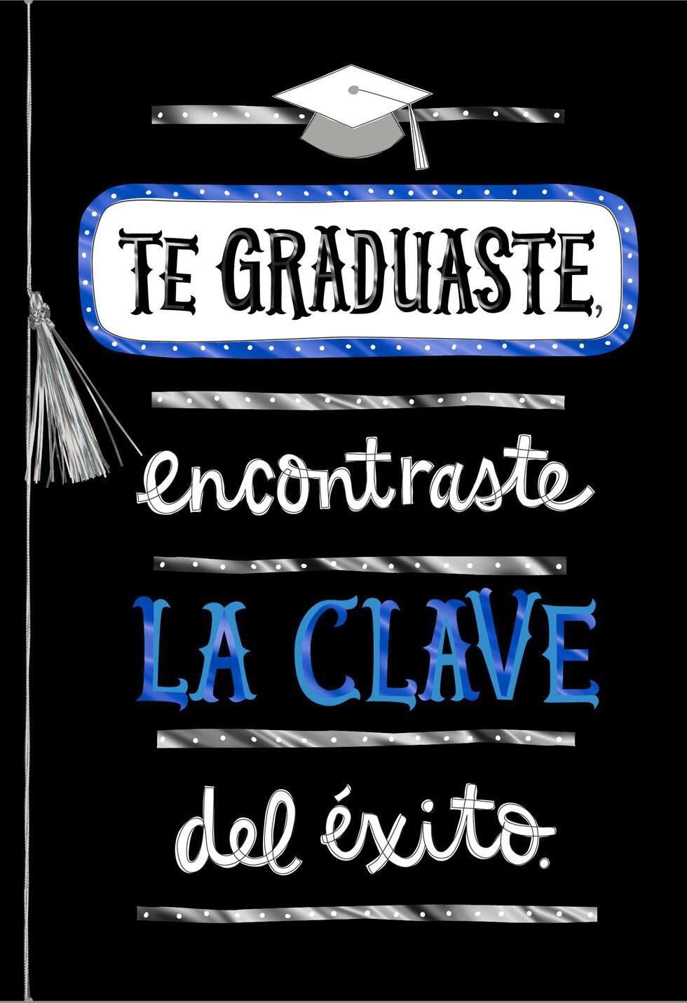 Key to Success Spanish-Language Graduation Card