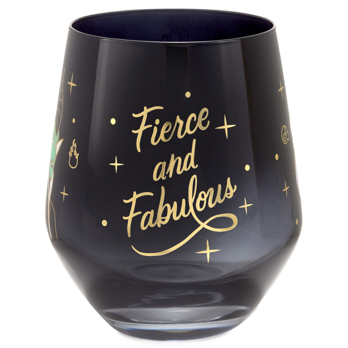 Disney Villains Fierce and Fabulous Stemless Wine Glass, 16 oz. for only USD 16.99 | Hallmark