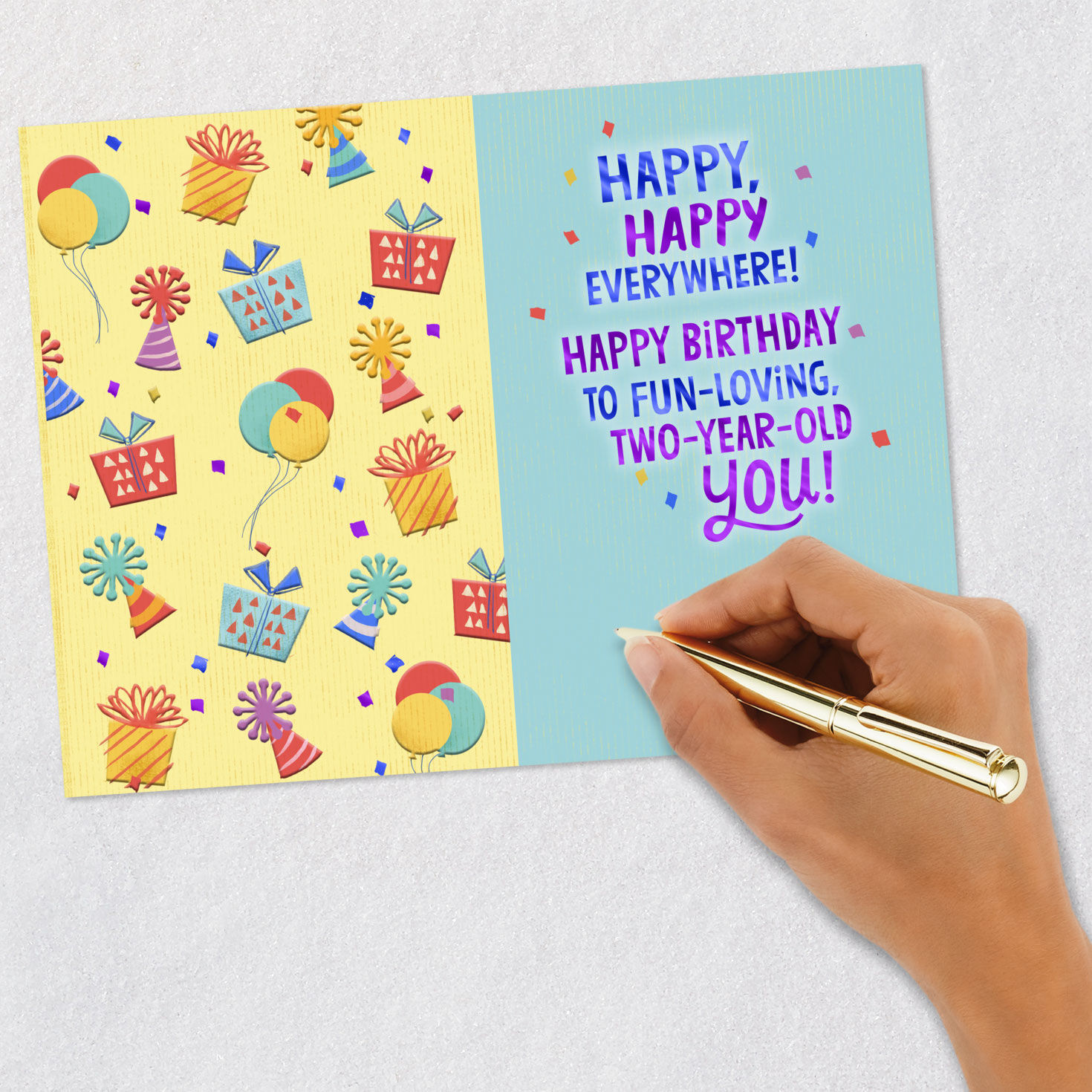 Happy Everywhere 2nd Birthday Card for only USD 3.99 | Hallmark