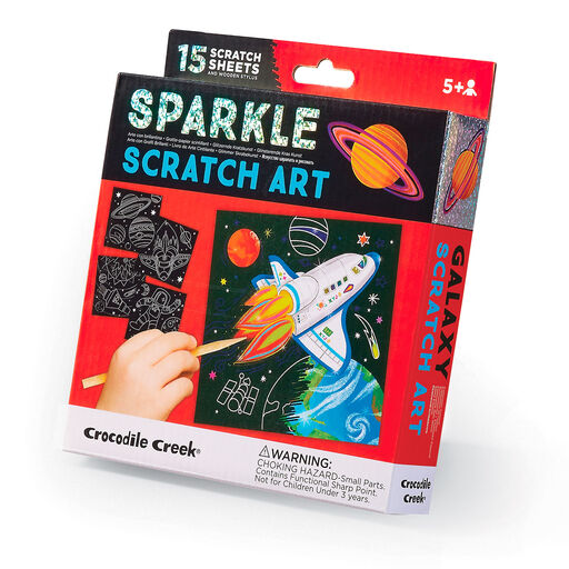 Galaxy Sparkle Scratch Art Activity Set, 