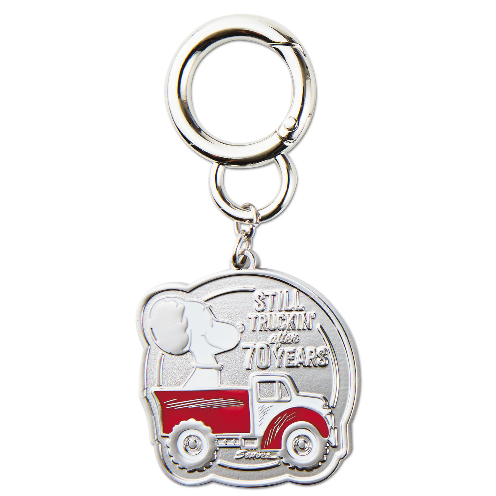 Peanuts® Snoopy Still Truckin' Metal Keychain Car Accessories Hallmark