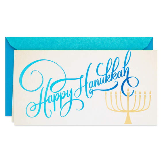 A Gift For You Money Holder Hanukkah Card