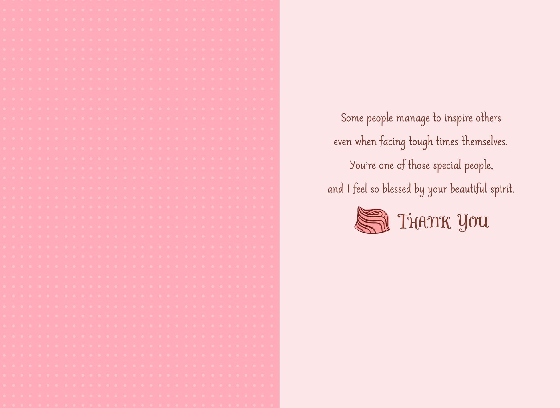 Chocolate Candy Thank You Card
