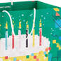 13" Game On! Pixelated Cake Large Birthday Gift Bag, , large image number 4