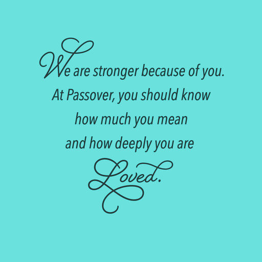 You Are Deeply Loved Passover Card for Daughter, 