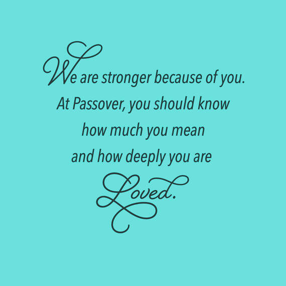 You Are Deeply Loved Passover Card for Daughter, , large image number 2