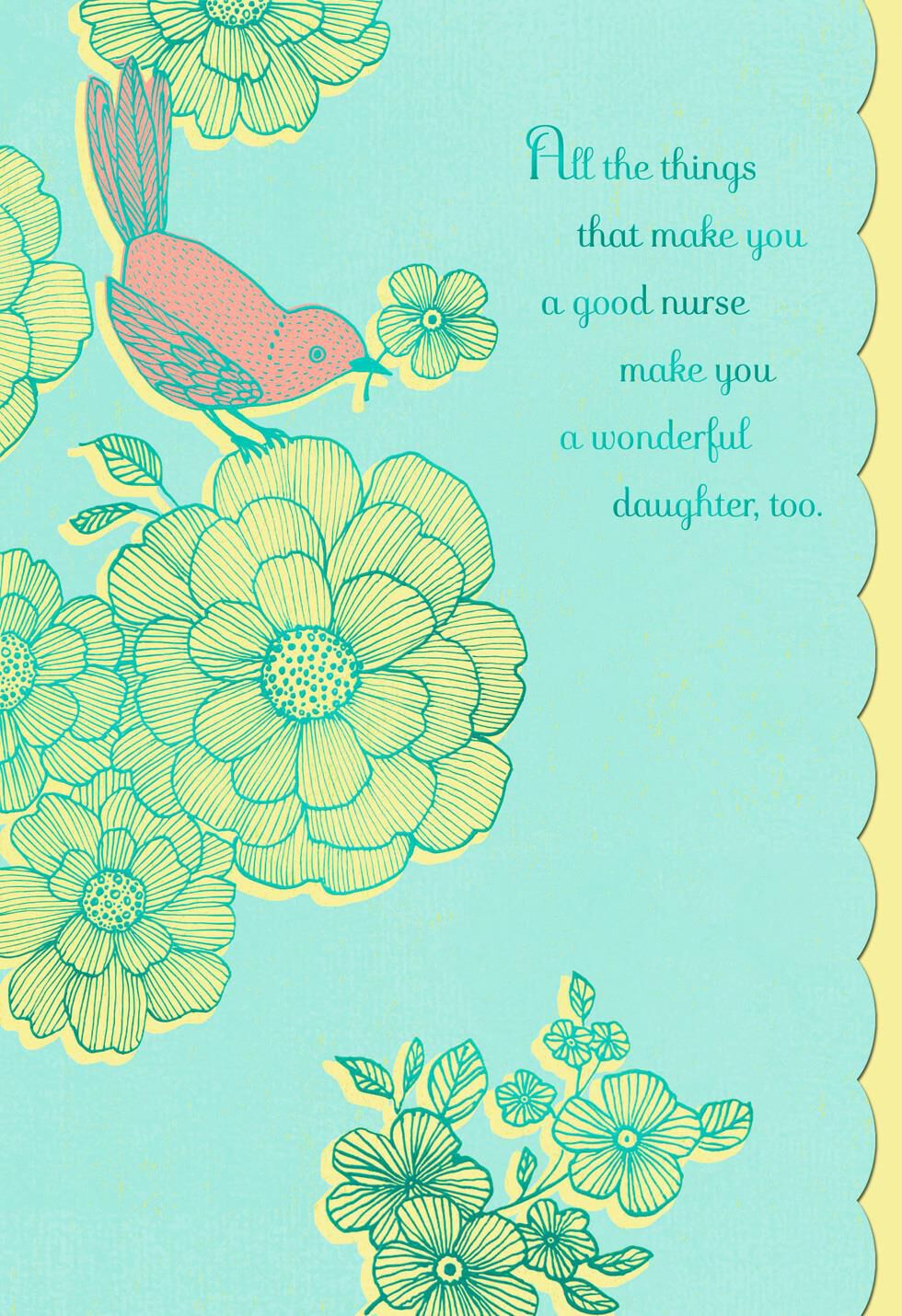 Love and Pride for Nurse Daughter Nurses Day Card