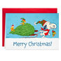 Snoopy and Woodstock Tree Christmas Cards Pack Card Front with Envelope image number 2