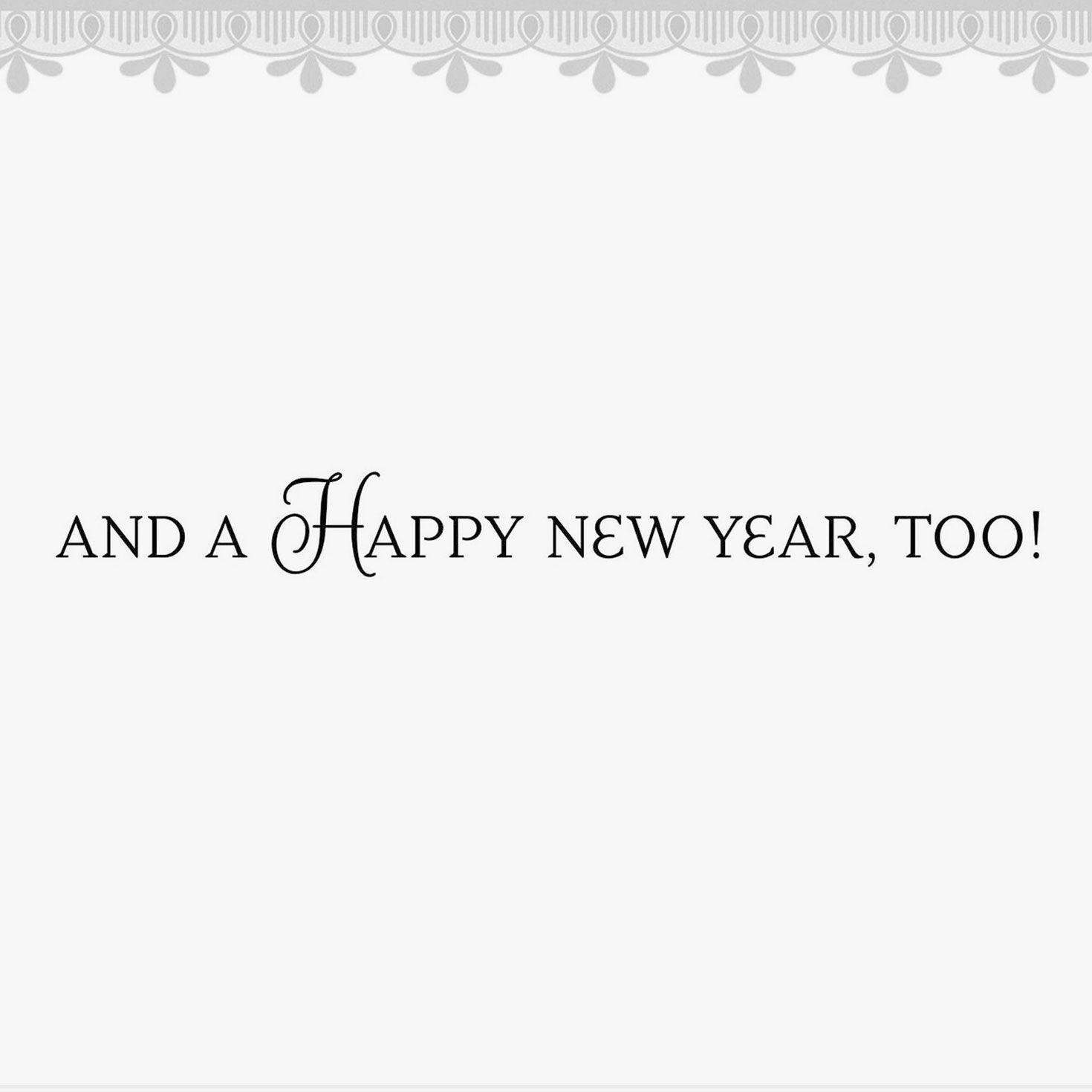 Holiday Greenery Christmas Card Pack Sentiment Detail image number 3