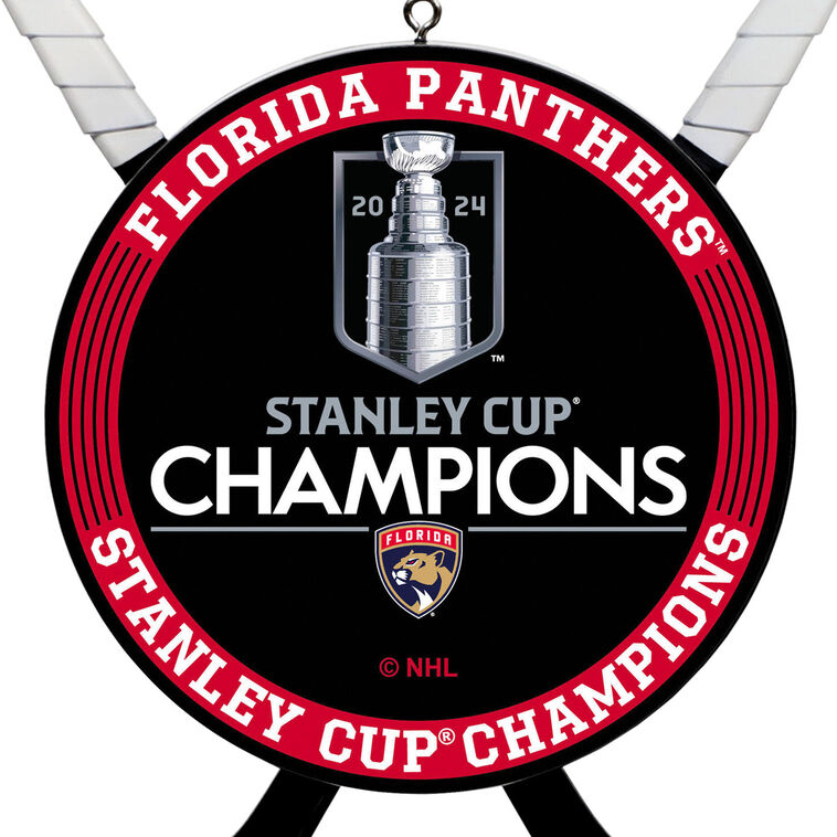 NHL Florida Panthers™ 2024 Stanley Cup® Champions Hockey Ornament, , large image number 4