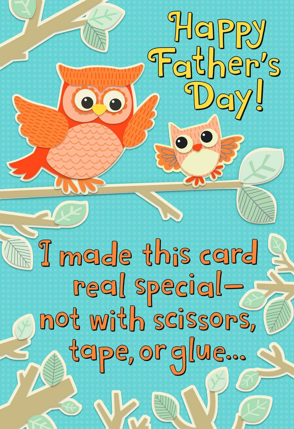 Owl to Owl Recordable Father's Day Card Greeting Cards Hallmark