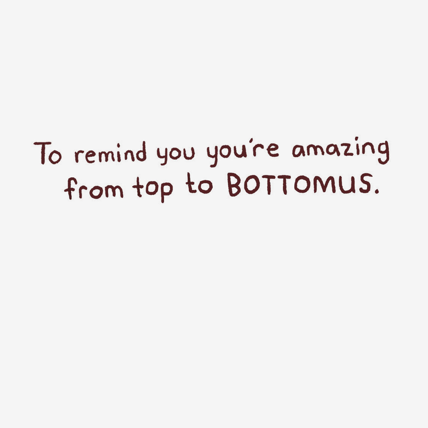 Pygmy Hippo Encouragement Card Sentiment image number 2