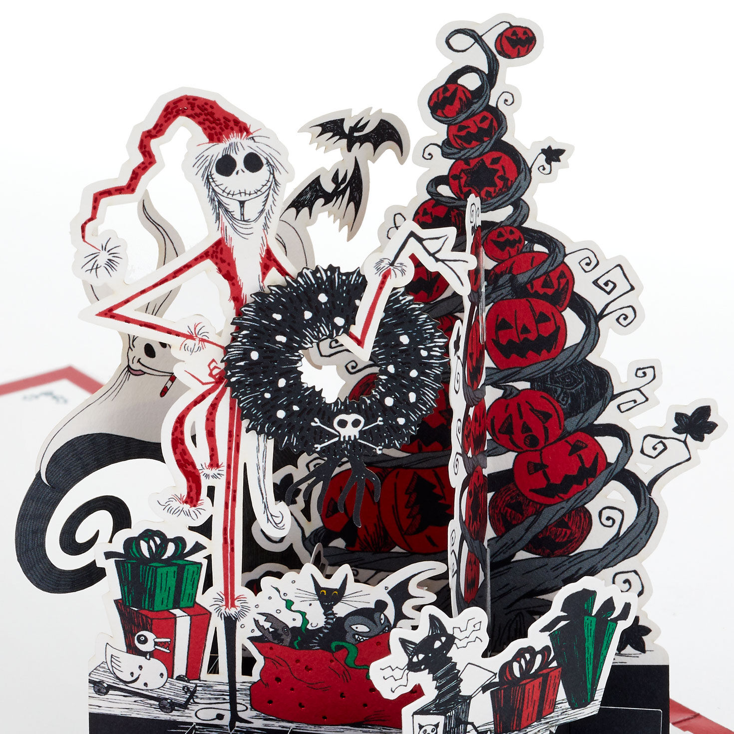 Jack Skellington Pop-Up Christmas Card pop up detail image number 6