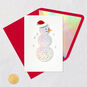 Disco Ball Santa Snowman Christmas Card, , large image number 5