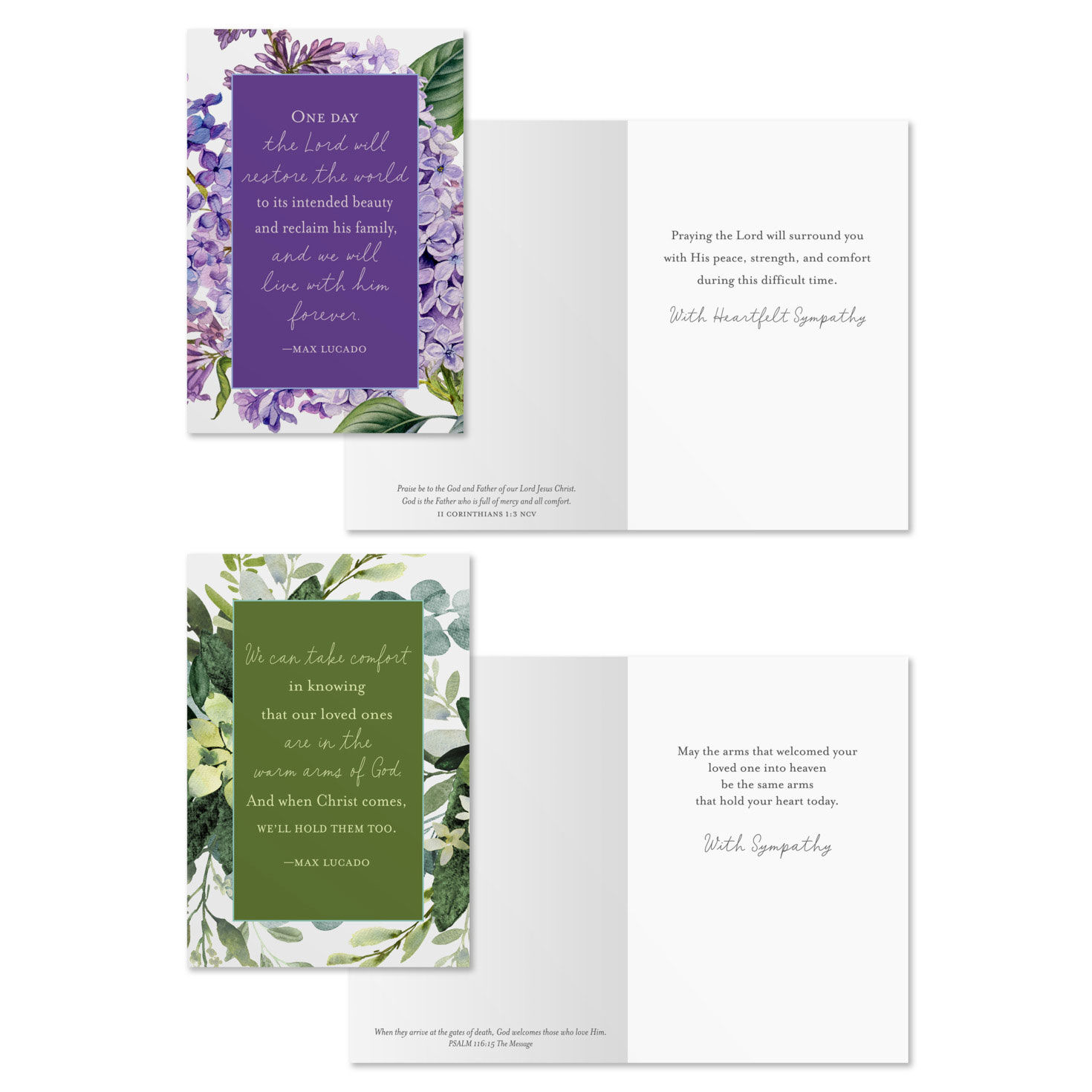 Max Lucado DaySpring Sympathy Cards Assortment Card Front with Sentiment image number 3