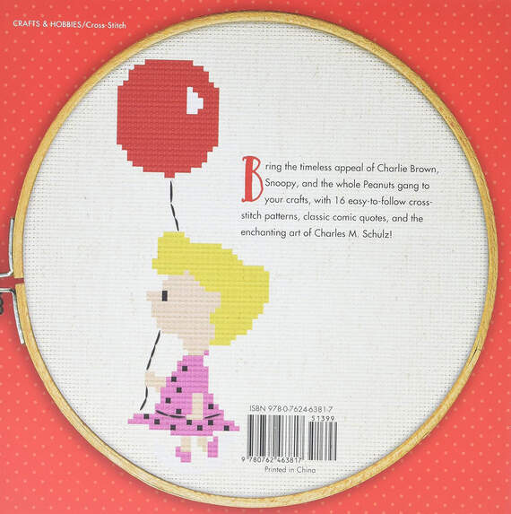 Hachette Peanuts Cross-Stitch Book With 16 Patterns, , large image number 2