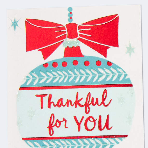 3.25" Mini Thankful for You Christmas Card, , large image number 6