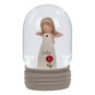 Blossom Bucket July Birthstone Angel Snow Globe  image number 1