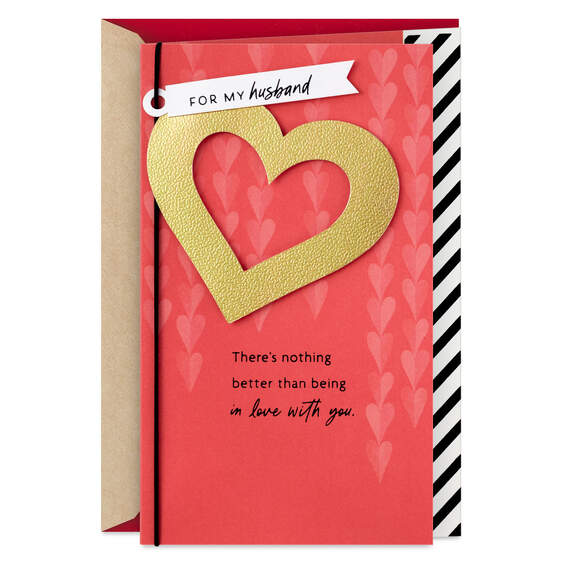 Partners in Love and Family Valentine's Day Card for Husband From Wife