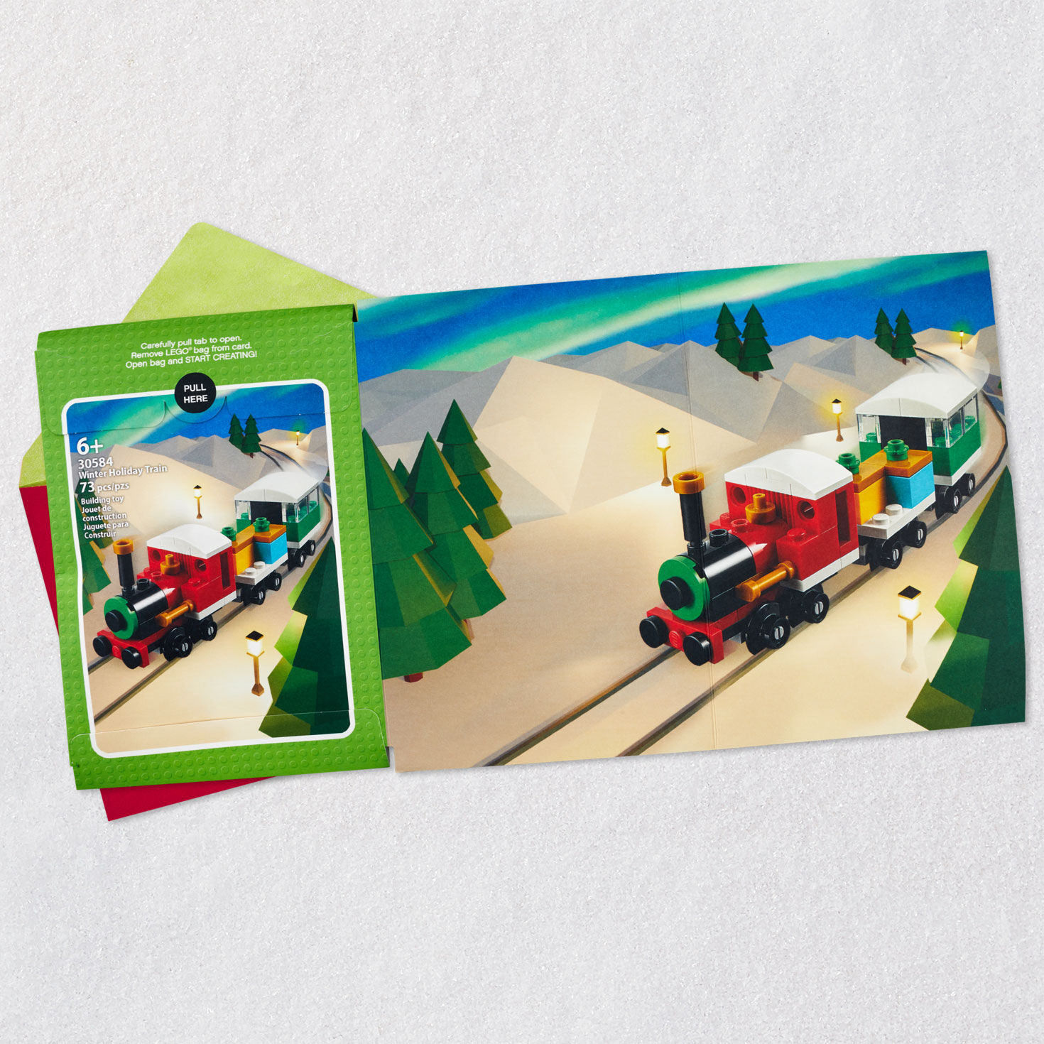 Lego christmas train ride best sale