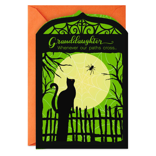 So Lucky Halloween Card for Granddaughter, 