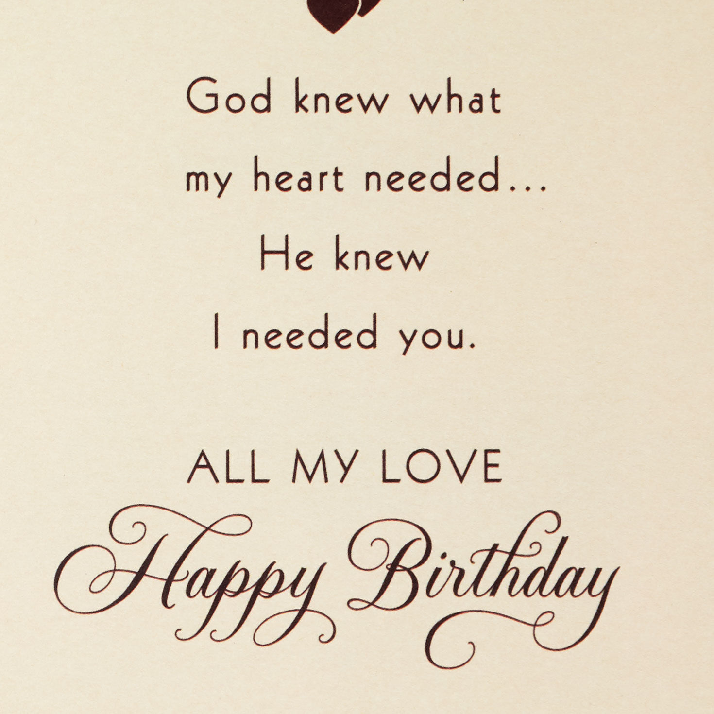 My Heart Feels Home Religious Birthday Card for Husband, , large image number 2