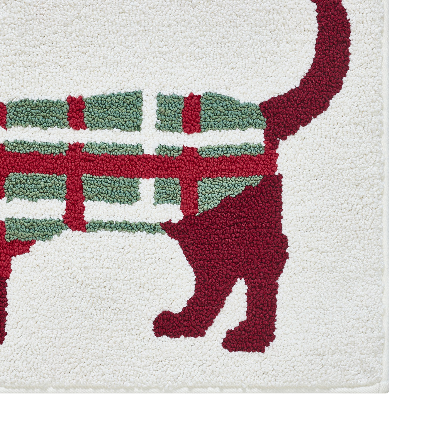 Hallmark Holiday Dog Bath Rug - 20x30 upclose view image number 4