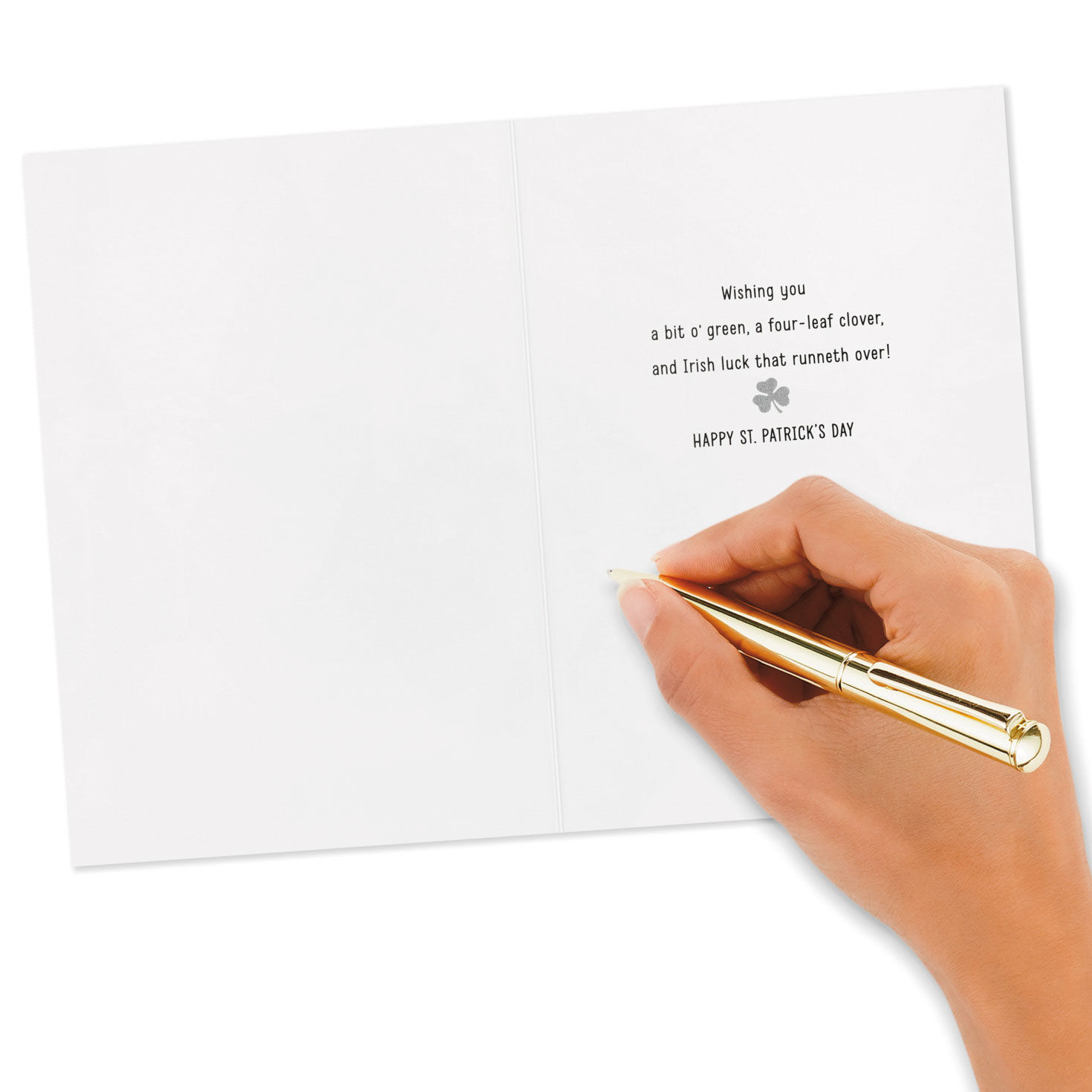 Green and Gold Boxed St. Patrick's Day Cards Assortment, Pack of 16, , large image number 5