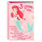 Disney The Little Mermaid Ariel Musical 3rd Birthday Card With Light for Girl, , large image number 1