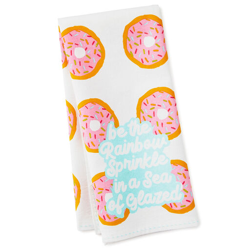 Be the Rainbow Sprinkle Donut Tea Towel, 
