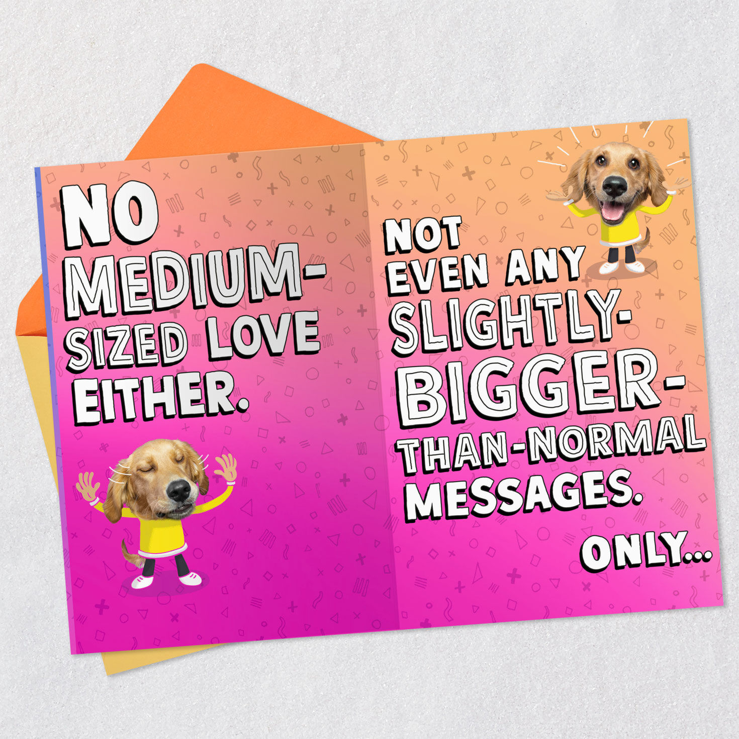 Dog Cartoon on Blue Pop-Up Birthday Card Open card with envelope image number 5
