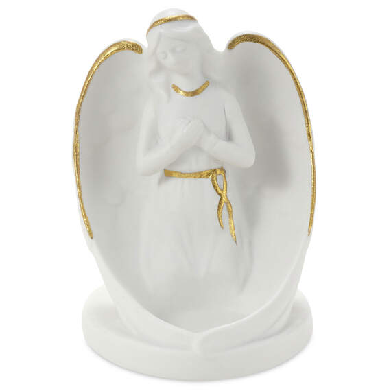 Bereavement Angel Figurine Tea-Light Holder, 4.87"