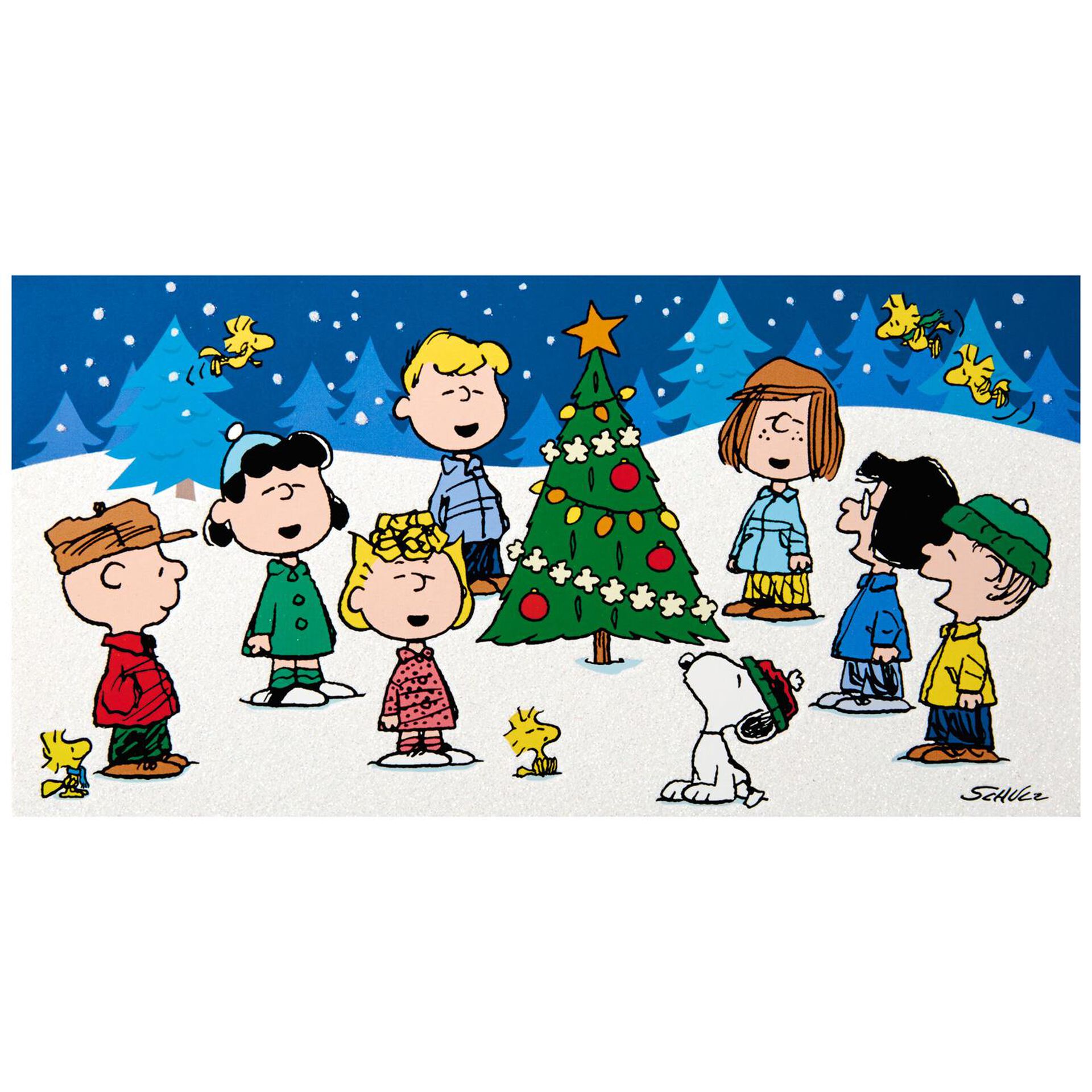 Peanuts Gang Caroling Christmas Cards Box Of 16 Boxed Cards Hallmark