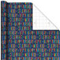 Colorful Happy Birthday Wishes Wrapping Paper, 20 sq. ft., , large image number 1