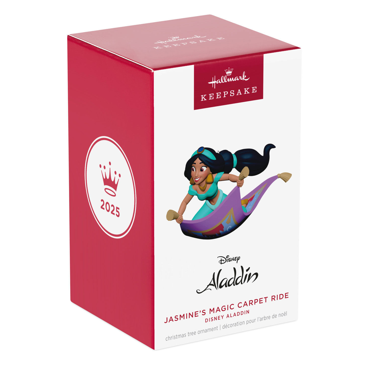 Princess Jasmine on Magic Carpet Keepsake Ornament Packaging Front image number 7