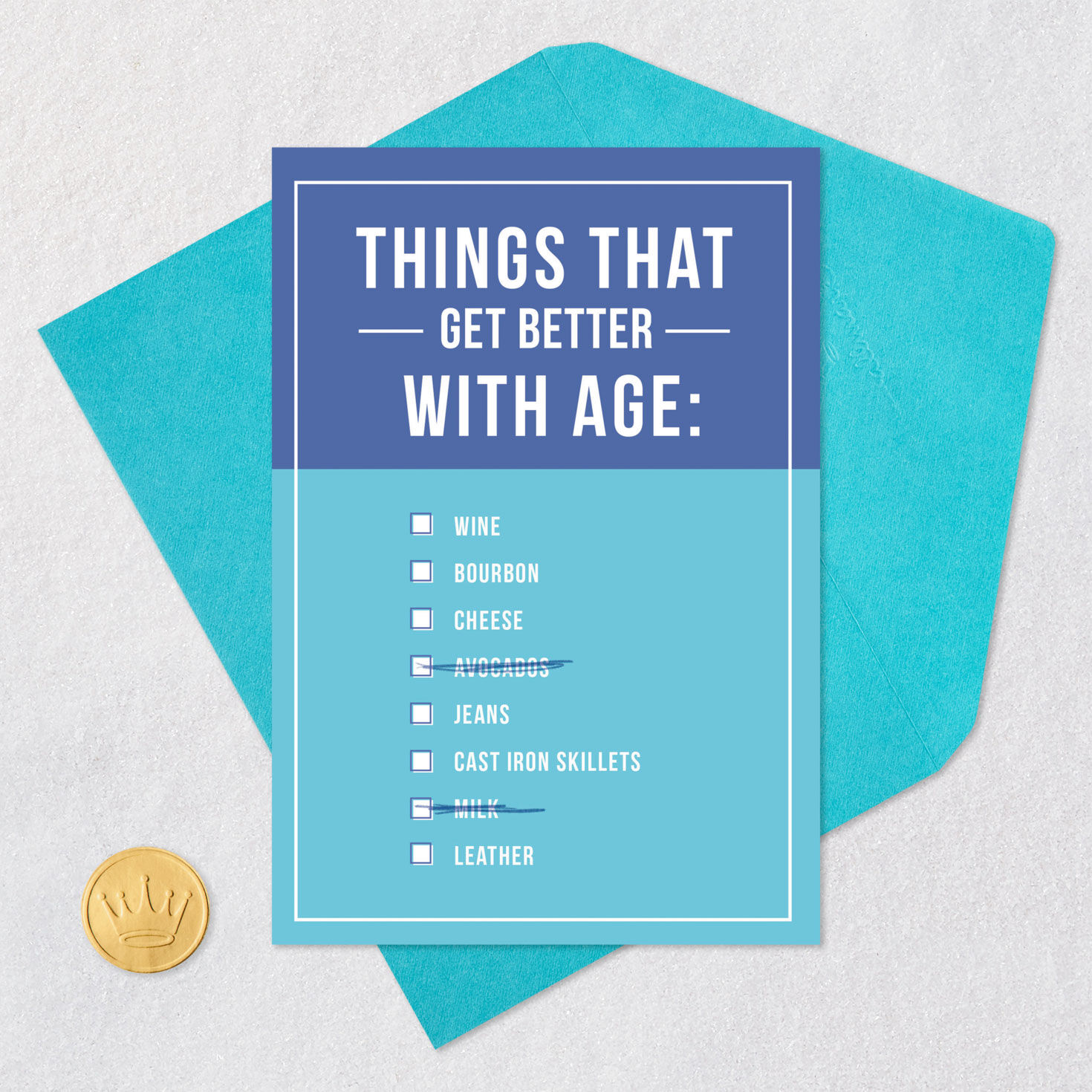 Better With Age Funny Birthday Card for only USD 3.99 | Hallmark