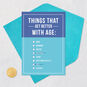 List of Products Funny Birthday Card Card Front with Envelope and Gold Seal image number 5