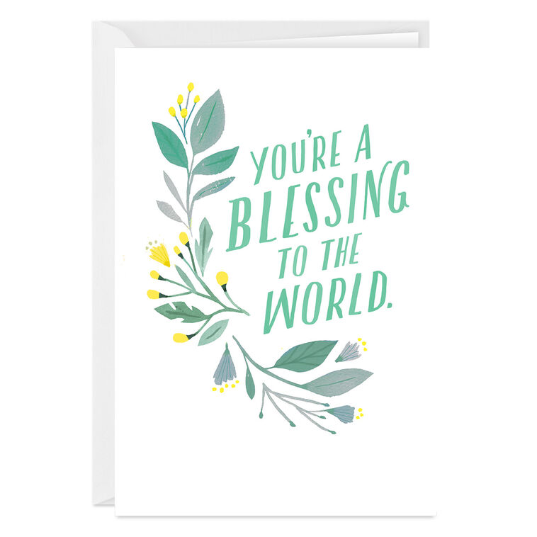 You're a Blessing to the World Custom Card
