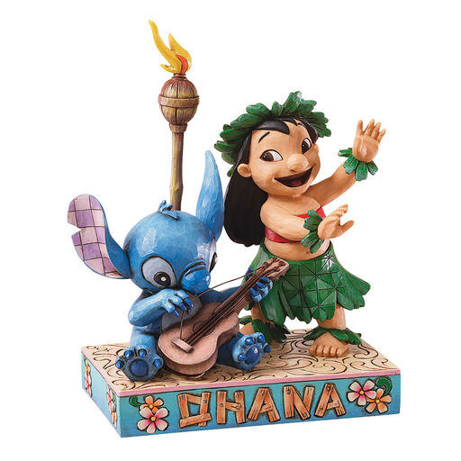 Jim Shore Disney Lilo and Stitch Figurine, 7", 