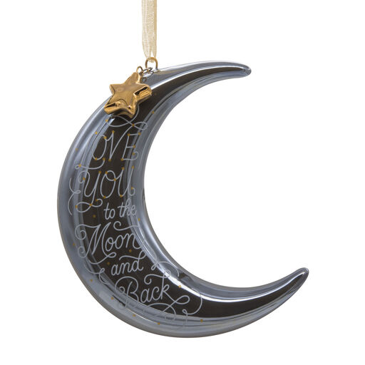 Love You to the Moon and Back Signature Premium Ceramic Hallmark Ornament, 
