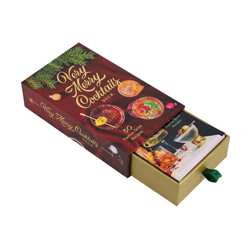 Chronicle Very Merry Cocktails Recipe Card Deck, 