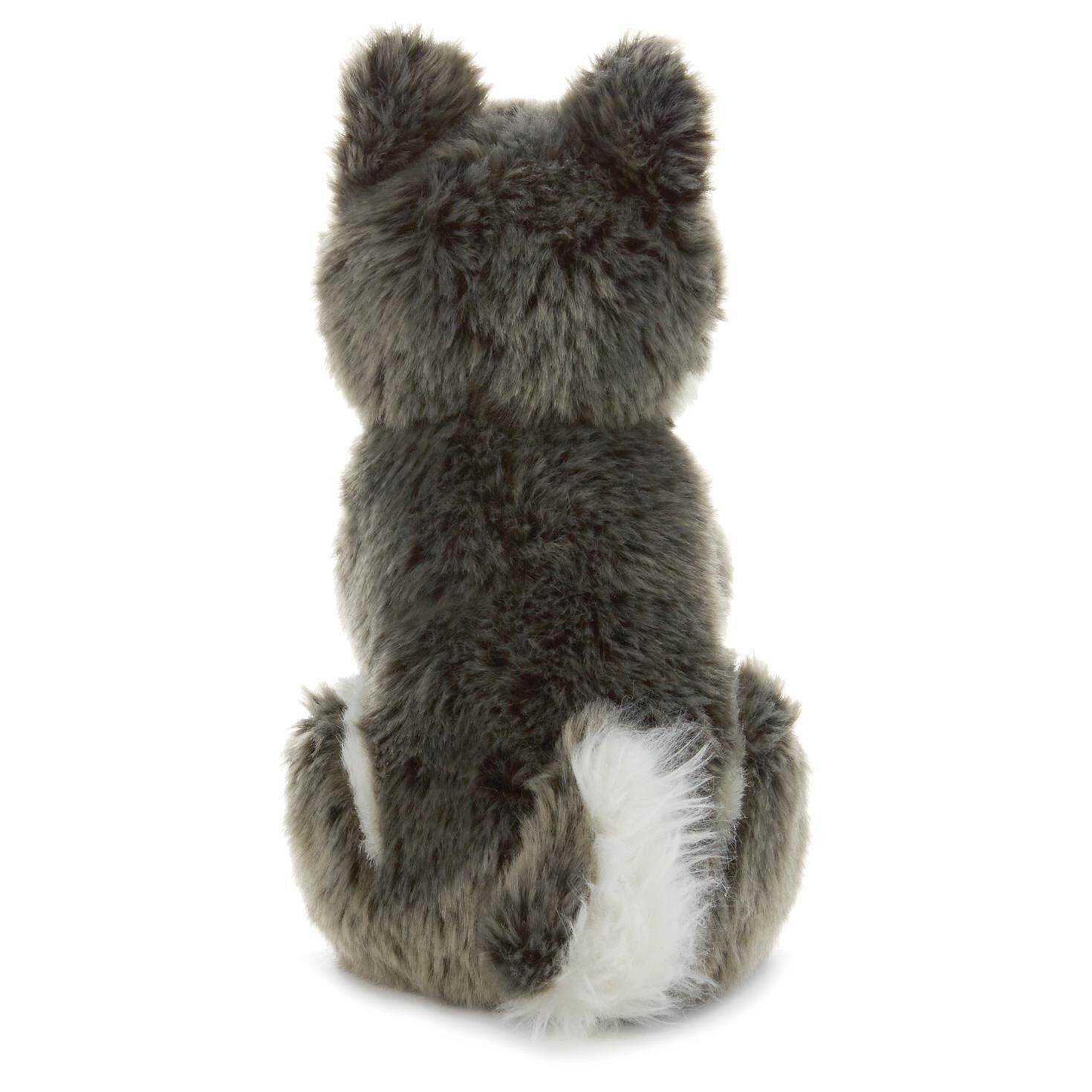 stuffed dog with carrier