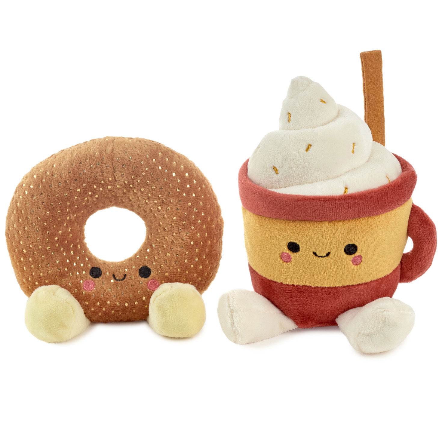 Better Together Doughnut and Latte Magnetic Plush, 7" for only USD 16.99 | Hallmark