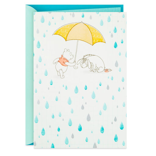 Disney Winnie the Pooh and Eeyore Encouragement Card, 