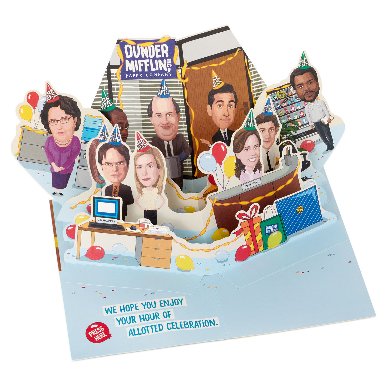 The Office Party Planning Committee Card Open card with envelope image number 2