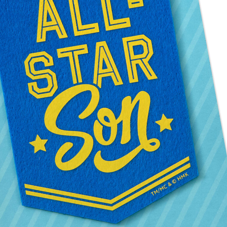 You're All In and All Heart Birthday Card for Son With Removable Banner, , large image number 4